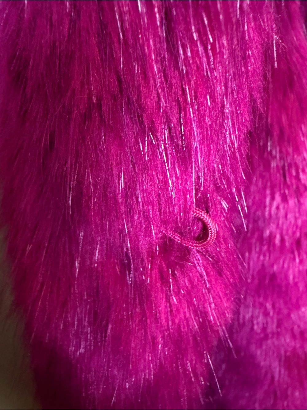 TOPSHOP Fuschia Faux Fur Jacket - Picture 7 of 11